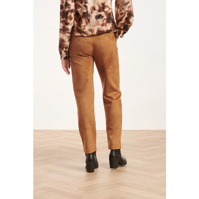 Smashed Lemon 24597 suède cognac aangesloten broek 24597-740-L large