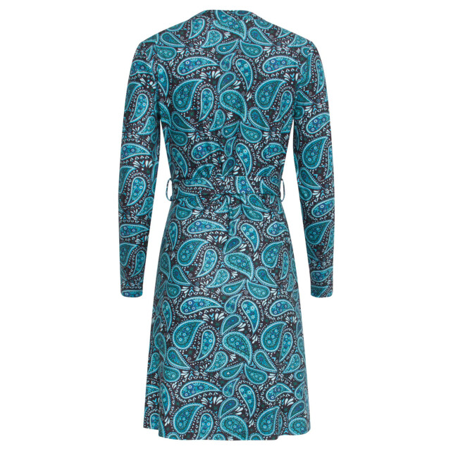 Smashed Lemon 24512 paisley bedrukte korte jurk | 24512-999-998 large