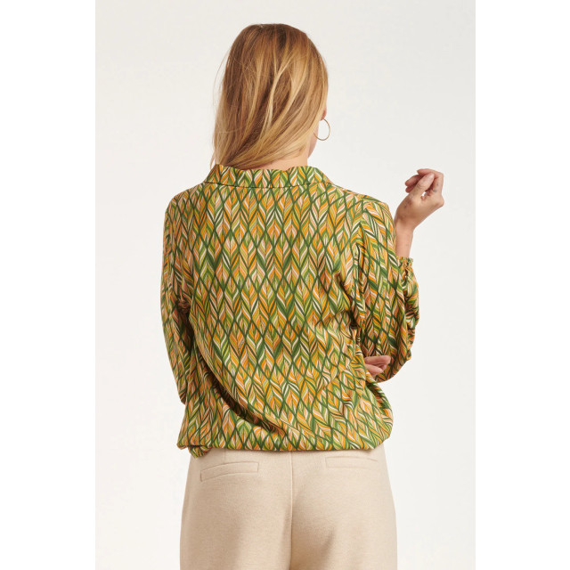 Smashed Lemon 24521 groen en multicolor bladeren print top 24521-530-998 large