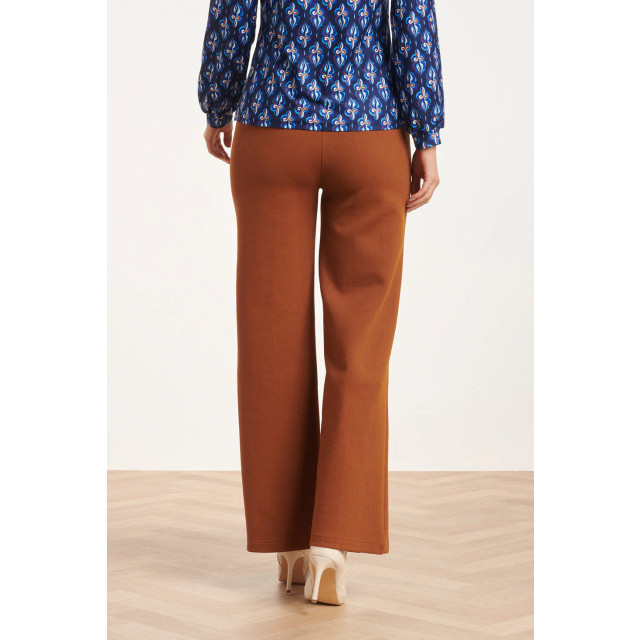 Smashed Lemon 24590 stretchy cognac flared broek 24590-740-XL large