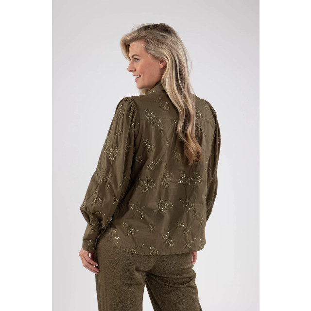 Nukus Fw240463 37 preston blouse burned olive FW240463 37 large