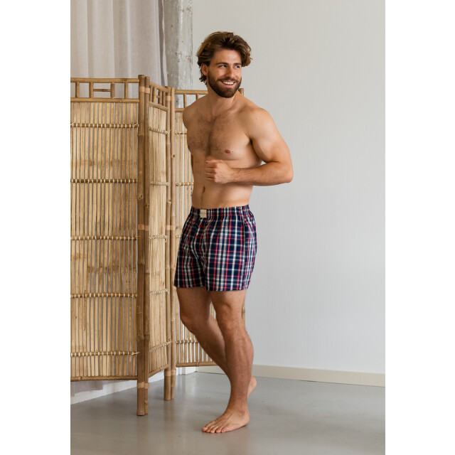 Phil & Co Wijde boxershorts heren geweven katoen multipack 6-pack d315 PH-315 large