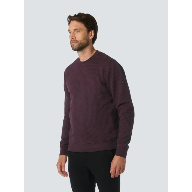 No Excess Heren sweater 25100908 083 aubergine No Excess Sweater 25100908 083Aubergine large