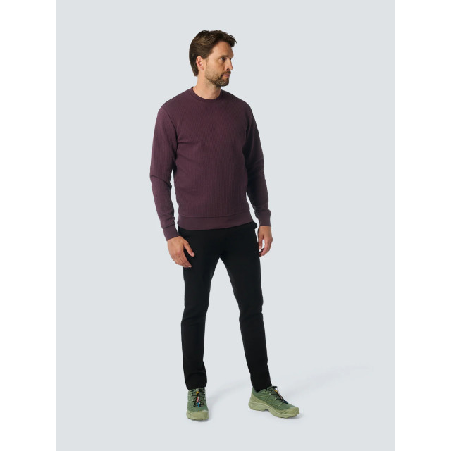 No Excess Heren sweater 25100908 083 aubergine No Excess Sweater 25100908 083Aubergine large