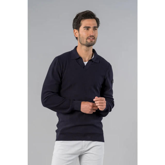 PRESLY & SUN Heren polo charles navy Polo Charles Navy large