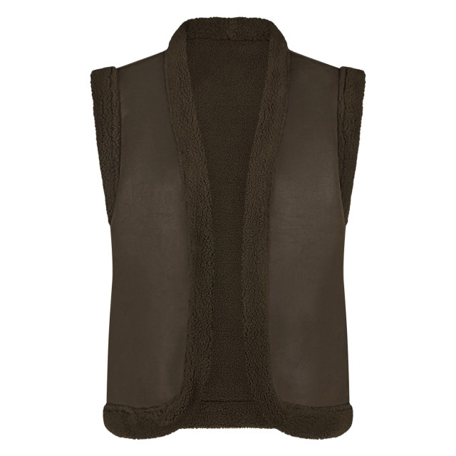 Nukus Elise teddy gilet burned olive 8720922861597 large