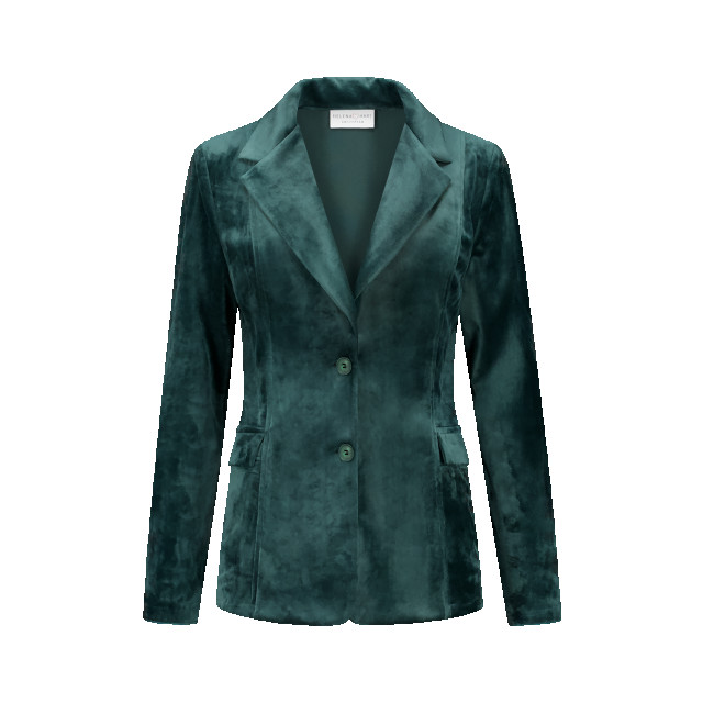 Helena Hart 7425uni blazer velour midi uni green 7425Uni large