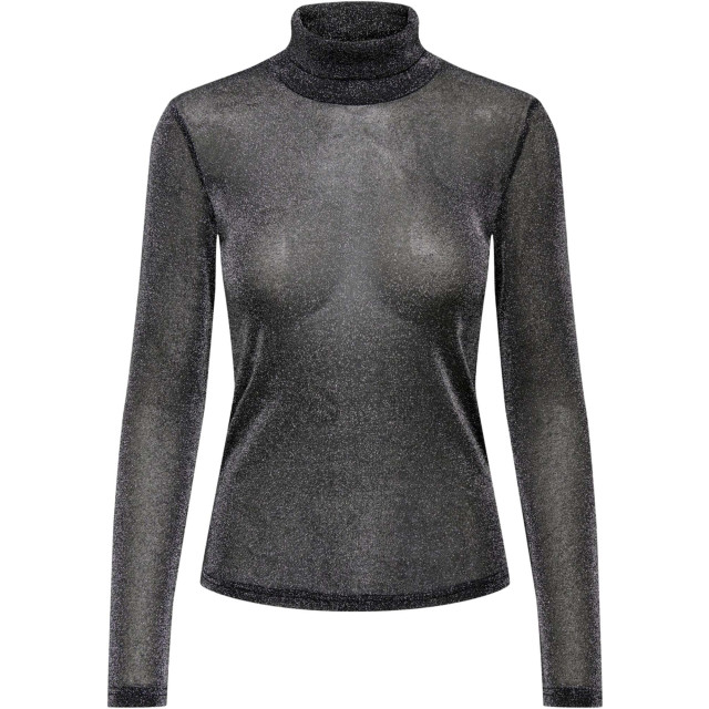 Only Onlamera glitter l/s rollneck jrs black/silver gli 15307661-177911001 large