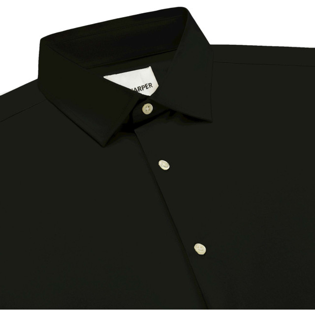 Van Harper Organic cotton stretch shirt SH103-black large