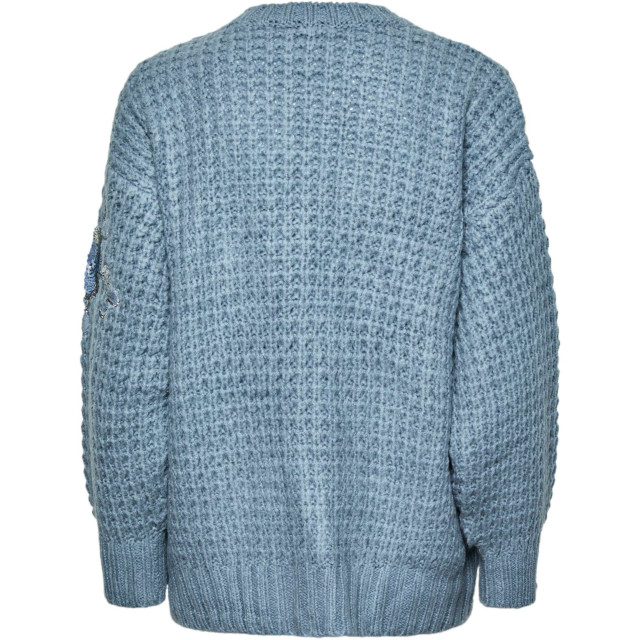 Y.A.S Yasfinda ls knit pullover dusty blue 26035139-226475 large