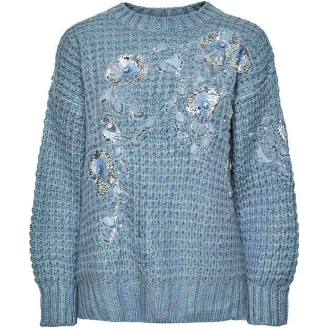 Y.A.S Yasfinda ls knit pullover dusty blue 26035139-226475 large