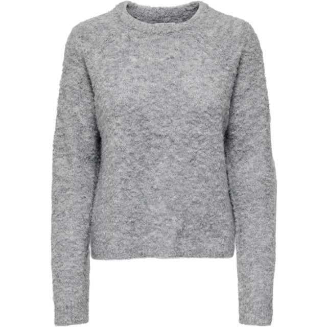 Only Onlcirola ls o-neck knt light grey melange 15331235-179073 large