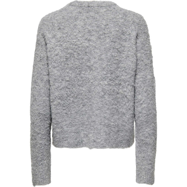 Only Onlcirola ls o-neck knt light grey melange 15331235-179073 large