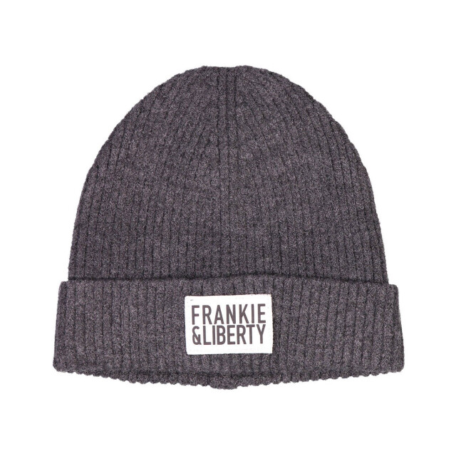 Frankie & Liberty Meisjes beanie pepper 04.4 dark warm grey FL24732 - 04.4 Dark Warm Grey large