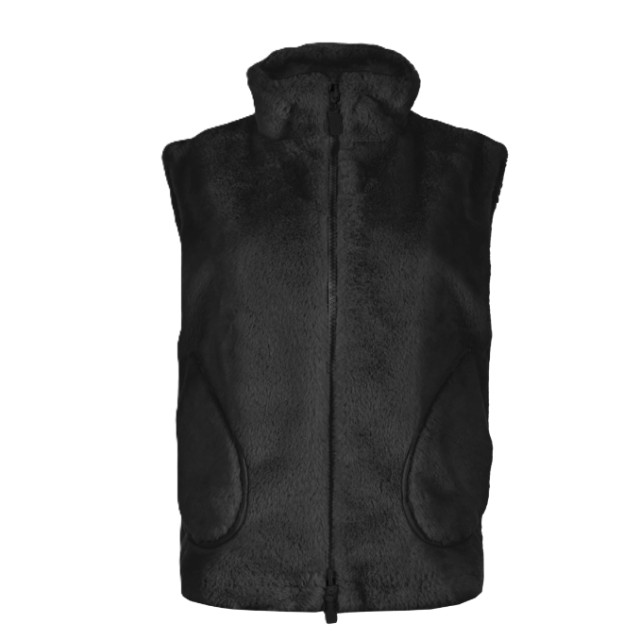 MAICAZZ Kiki faux fur gilet- kiki black large