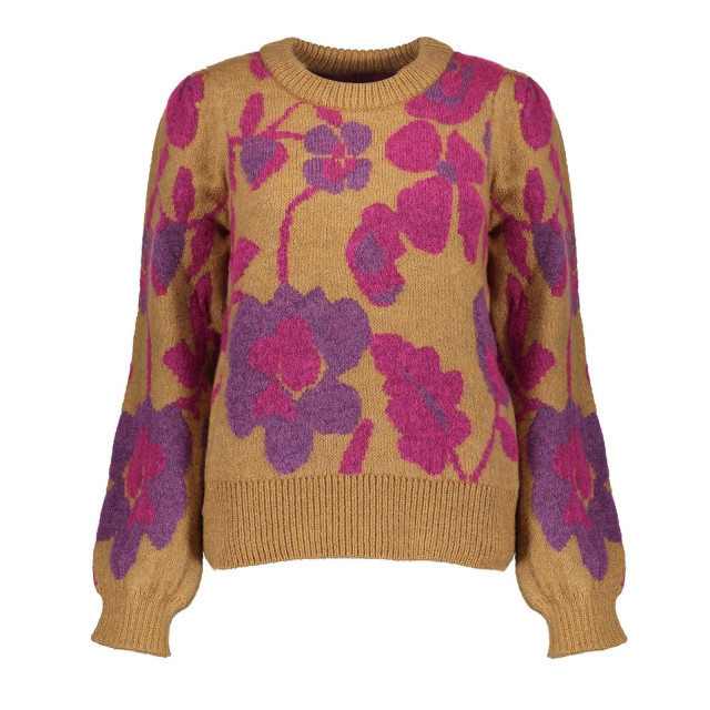 Geisha 44592-43 720 pullover jaquard flower sand/cyclame/purple 44592-43 720 large