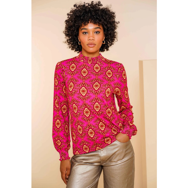 Geisha 42666-20 445 top fuchsia/camel 42666-20 445 large