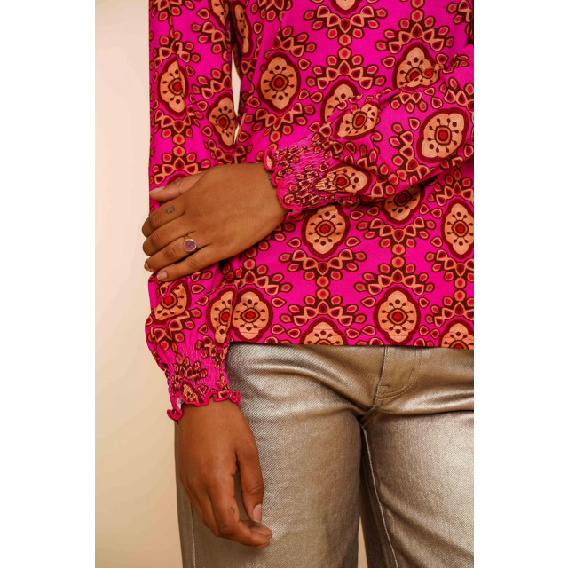 Geisha 42666-20 445 top fuchsia/camel 42666-20 445 large