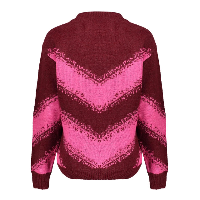 Geisha 44530-29 420 pullover zigzag pink/burgundy 44530-29 420 large