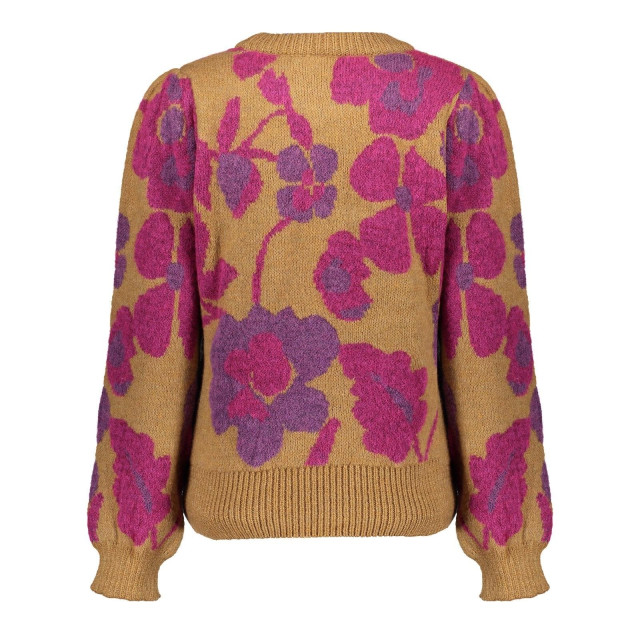 Geisha 44592-43 720 pullover jaquard flower sand/cyclame/purple 44592-43 720 large