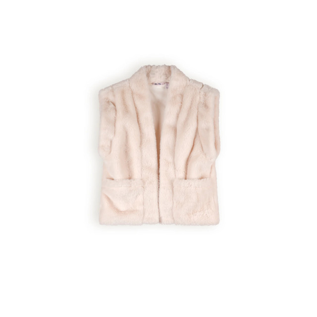 NoNo Meisjes gilet kila pearled ivory 146431044 large