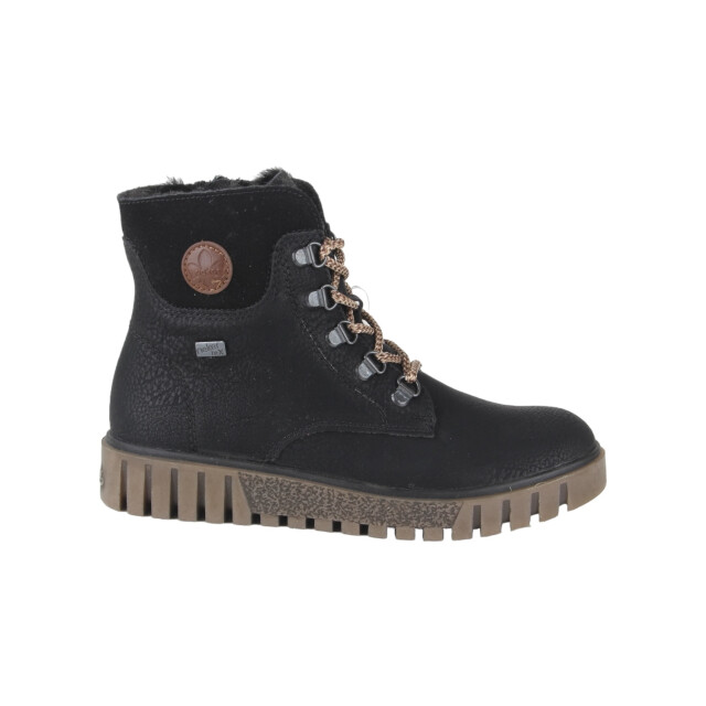 Rieker Y3433-00 dames veterboots sportief Rieker Y3433-00 large