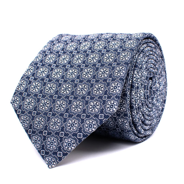 Tresanti Doroteo | silk tie with small medallion | TRTIIE346-800 large