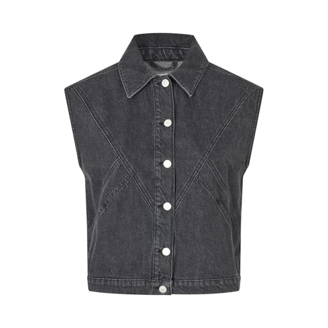 mbyM Kastine-m gilet black washed - Kastine-M gilet black washed - MbyM large