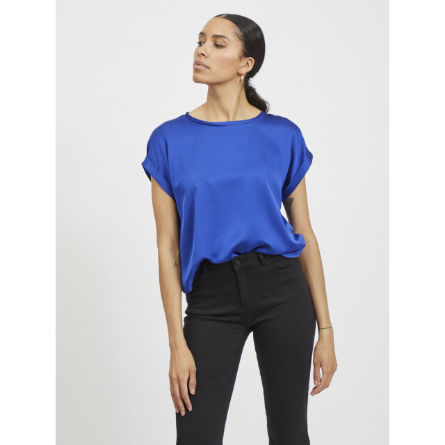 Vila Viellette s/s satin top/su noos 14059563 large