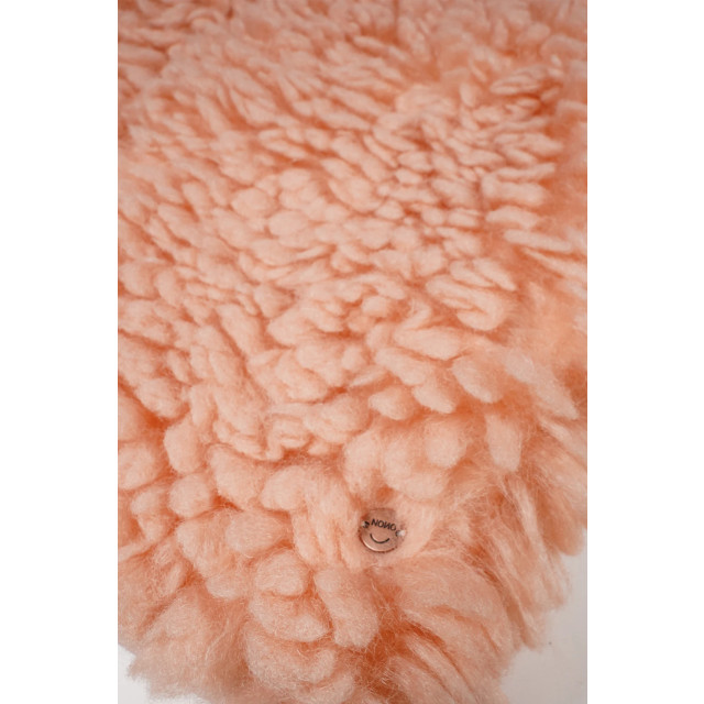 NoNo Meisjes reversibel gilet fluffy fur katya pale blush N409-5304-268 large