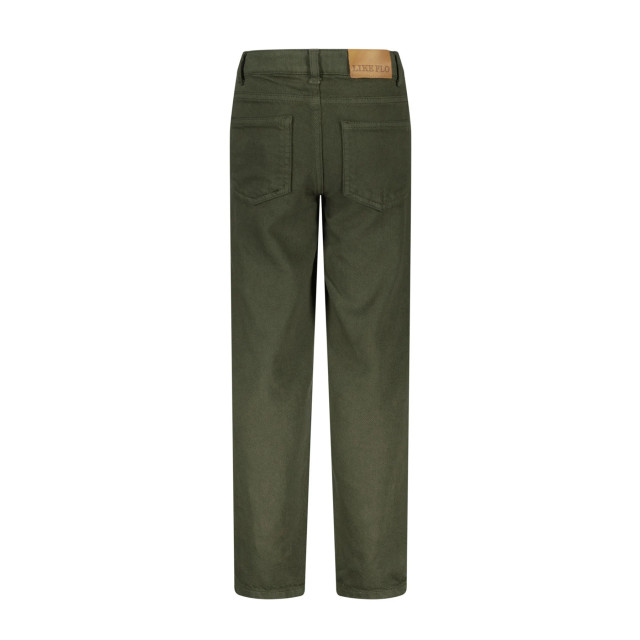 Like Flo Jongens broek twill army F408-6600-355 large