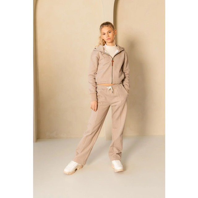 Like Flo Meisjes sweat broek fae grijs melee lurex F408-3630-722 large