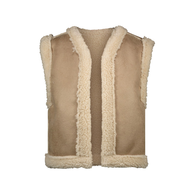 MAYCE Meisjes teddy gilet dessert MY408-5303-410 large