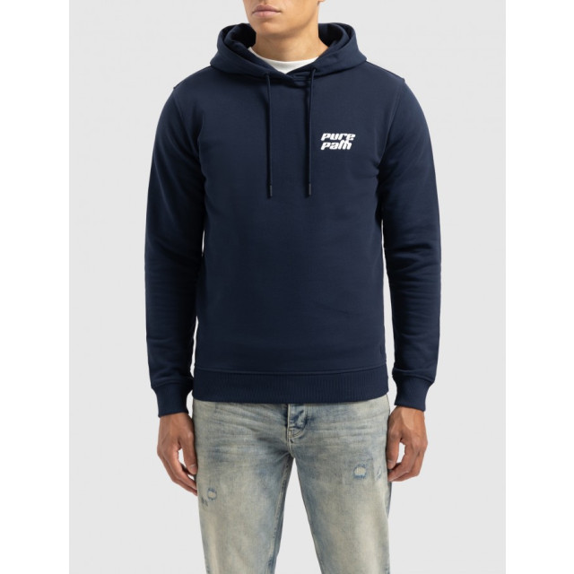 Pure Path 24030302 07 - regular fit heren sweater hoodie p 07/24030302 large