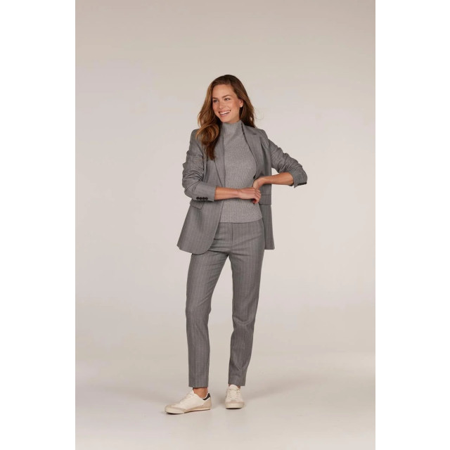 Jansen Amsterdam Fn154top bodil w24 000460 grey melange FN154Top Bodil W24 000460 Grey Melange large