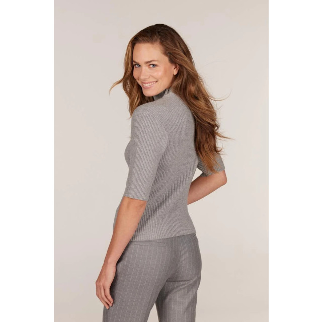 Jansen Amsterdam Fn154top bodil w24 000460 grey melange FN154Top Bodil W24 000460 Grey Melange large