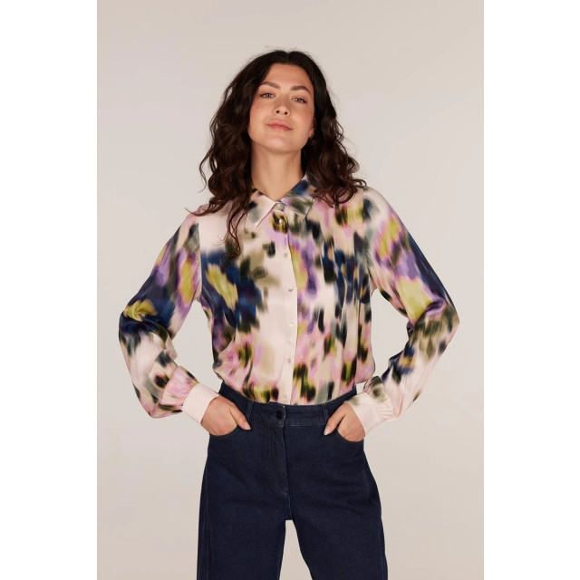 Jansen Amsterdam W24 elena wm756 blouse 000132 multicolor zand W24 Elena WM756 Blouse 000132 multicolor zand large