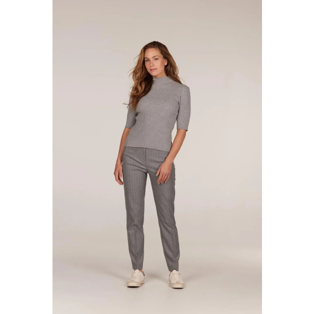 Jansen Amsterdam Fn154top bodil w24 000460 grey melange FN154Top Bodil W24 000460 Grey Melange large