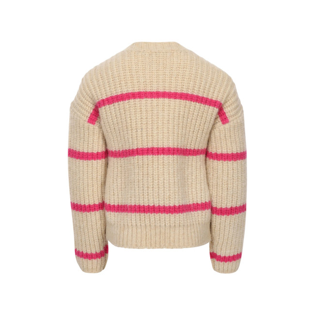 Looxs Revolution Meiden sweater gebreid pink stripe 153658513 large