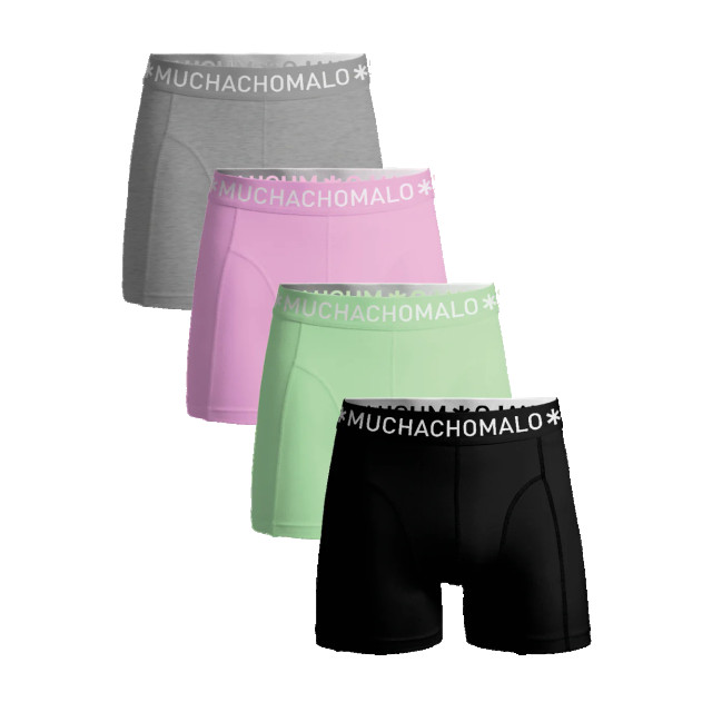 Muchachomalo Heren 4-pack boxershorts effen U-SOLID1010-1023 large