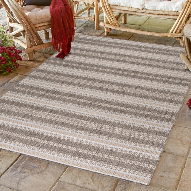 Muratap Sunny outdoor binnen en buiten vloerkleed vintage design - tapijt 2951383 large