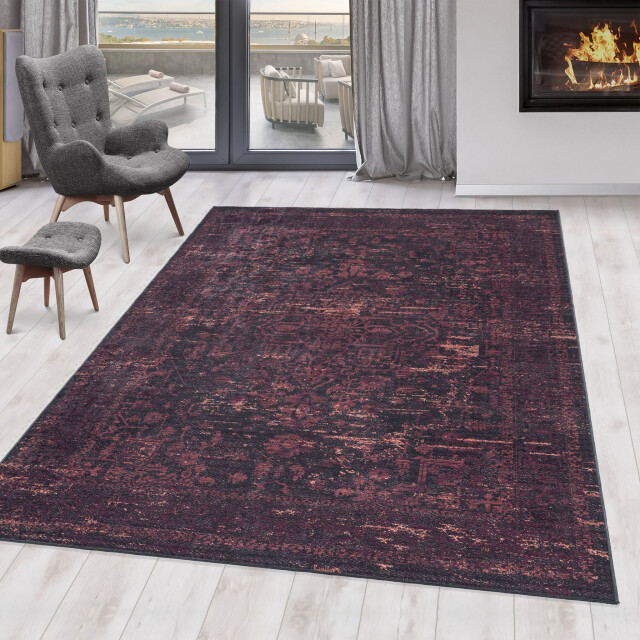 Muratap Fiesta wasbaar vloerkleed laagpolig vintage design - woonkamer tapijt 2951412 large