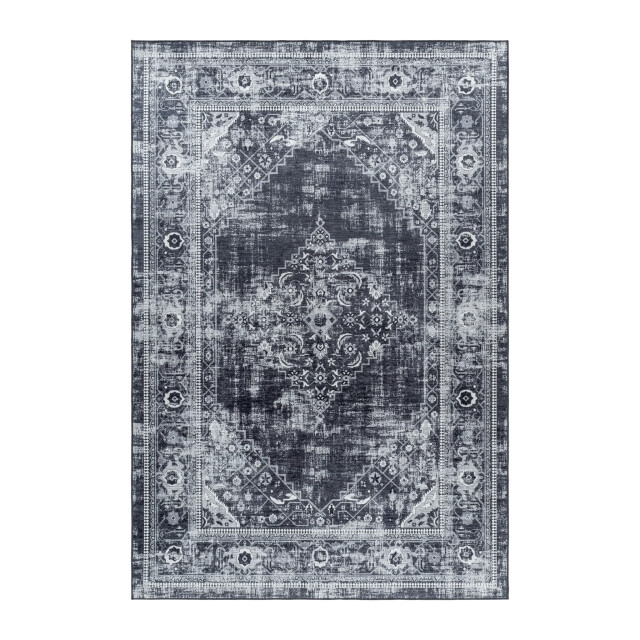 Muratap Fiesta wasbaar vloerkleed laagpolig oosters design grijs woonkamer 2951437 large