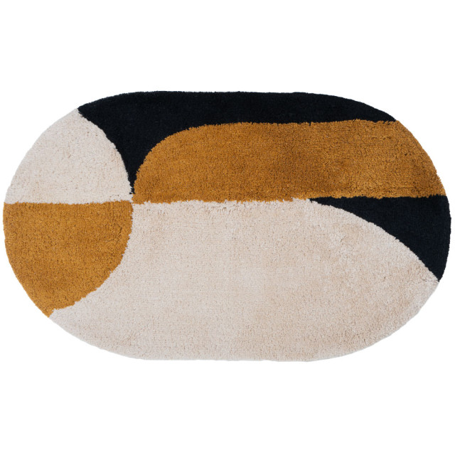 Veer Carpets Badmat bowie oker ovaal 50 x 80 cm 2648865 large