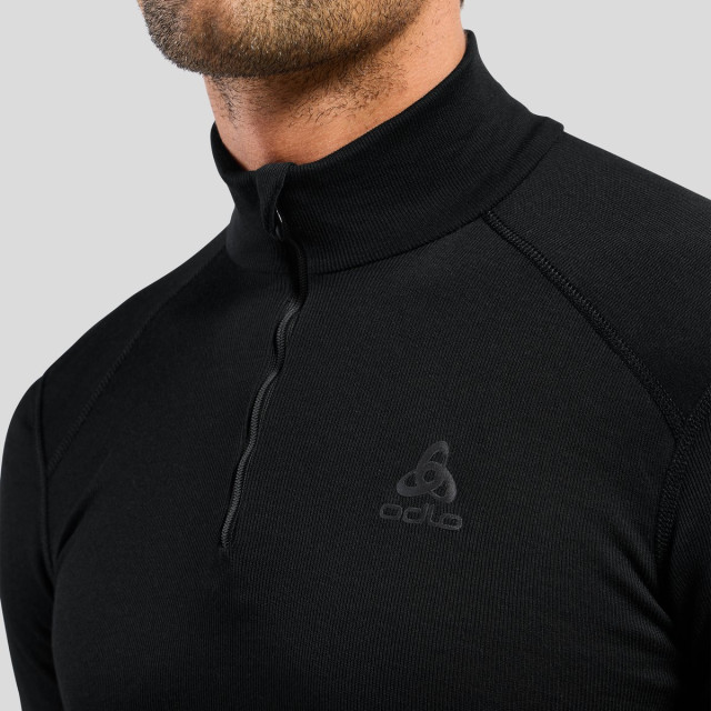 Odlo Shirt turtle neck lange mouwen halve rits active w 159082 large