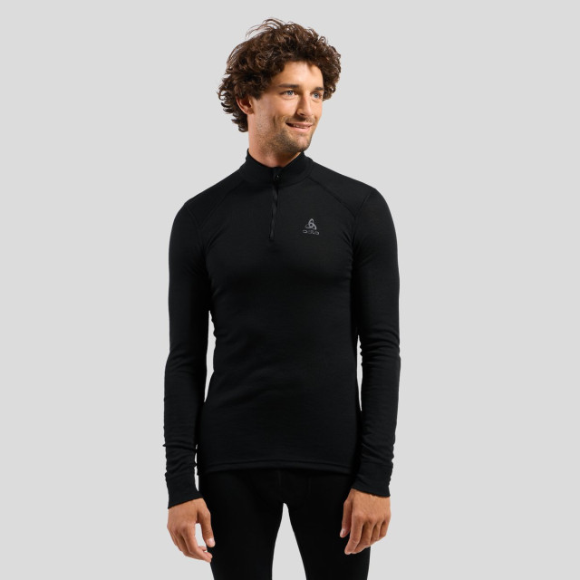 Odlo Shirt turtle neck lange mouwen halve rits active w 159082 large