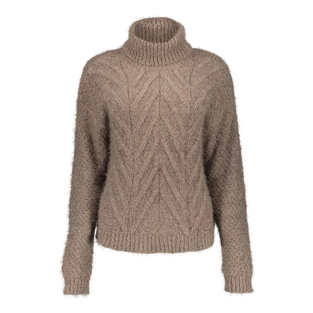 Geisha Pull cables roll neck taupe 4219.77.0008 large