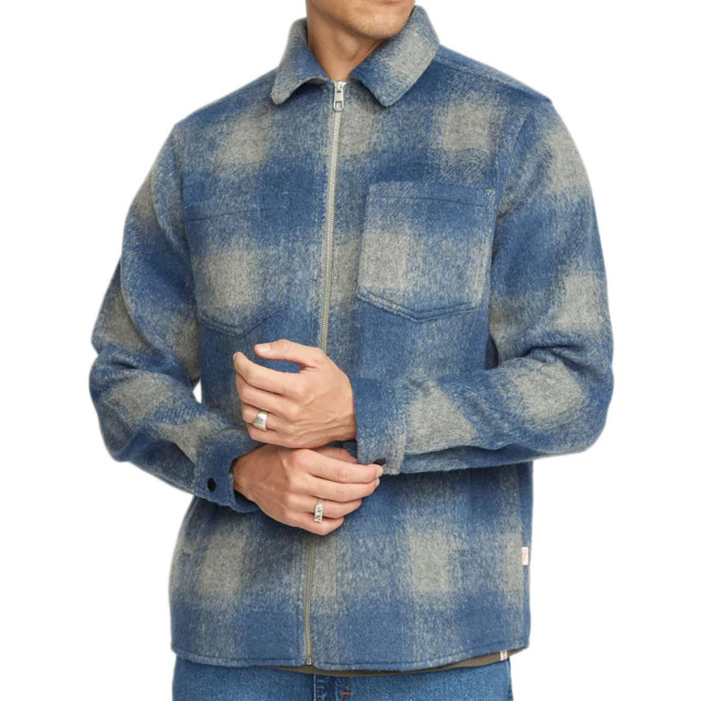 Revolution Overshirt with zipper blue 3145-BLUE large