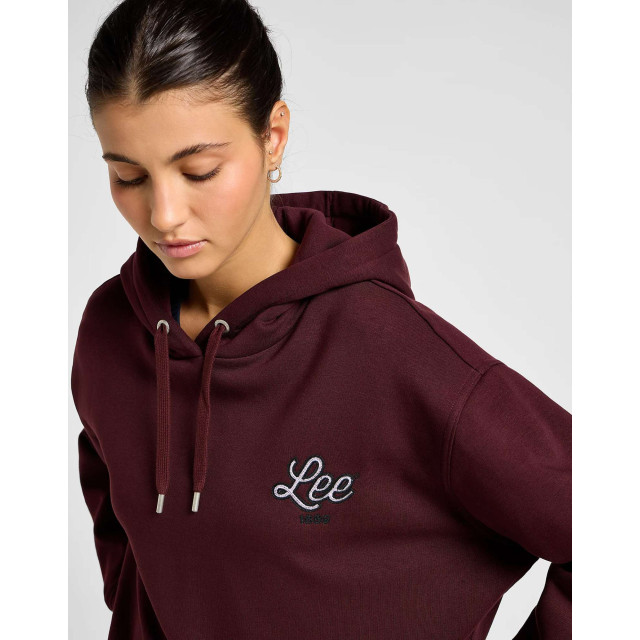 Lee Logo hoodie velvet beet 112355175 large