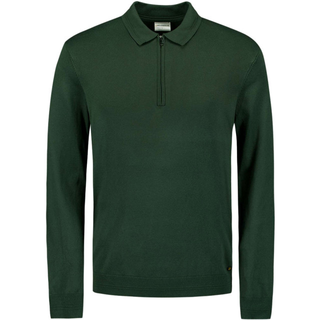 No Excess Pullover polo half zip dark green 25210846-052 large